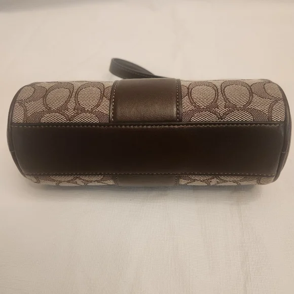 Coach Brown and Tan Wristlet - Picture 4 of 7